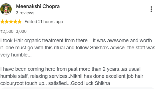 Beauty Station Google Review