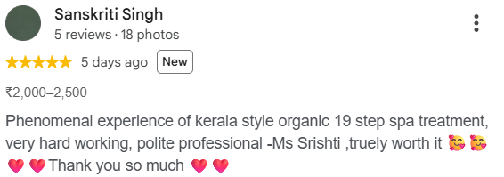Beauty Station Google Review